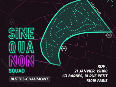 Session training Sine qua Non Squad au Parc des Buttes-Chaumont 