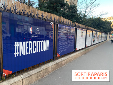 NBA à Paris : exposition photo Tony Parker au square de la Tour Saint-Jacques 