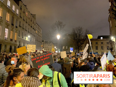 Manifestation contre la loi de sécurité globale : les policiers sortent les canons à eau 