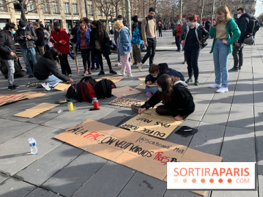 Manifestation contre la précarité étudiante à Paris ce mardi, départ rue de Grenelle