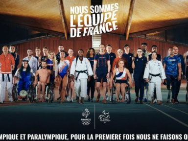 JO : Les équipes de France olympique et paralympique s'unissent pour la première fois