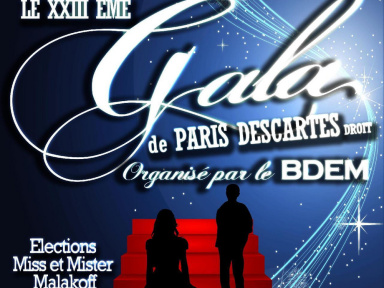 XXIIIème GALA DE DROIT DE PARIS DESCARTES