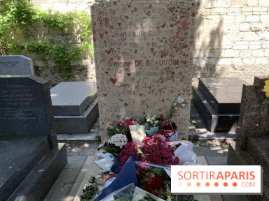 Tombe Jean-Paul Sartre Simone de Beauvoir cimetière du Montparnasse