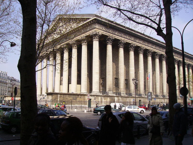 L'Eglise de la Madeleine, étonnante et impressionnante 