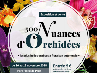 Exposition-vente d'orchidées au Parc Floral de Paris