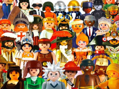 Exposition L’Histoire en Playmobil à l’espace Richaud de Versailles