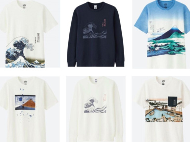 Une collection Hokusai Blue chez Uniqlo 