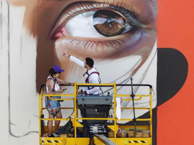 Le street artist Belin va réaliser une œuvre monumentale en live