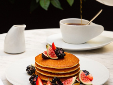 La recette des pancakes de Pascal Hainigue, chef pâtissier du Burgundy Paris