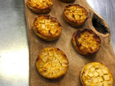 La recette des flans aux pommes de Luc Debove, MOF et Chef de l’Ecole Ducasse de Pâtisserie