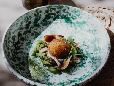 La recette de l’œuf en croûte de pain de campagne de Pierre Augé, chef de La Maison de Petit Pierre