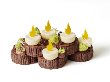 Bûche de Noël 2020 du MOF Laurent Duchêne