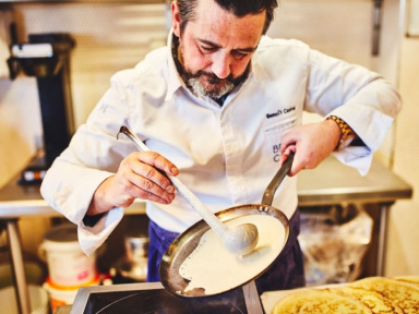La recette des crêpes de Benoit Castel