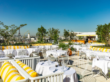Perruche, le bar-restaurant en rooftop du Printemps Haussmann