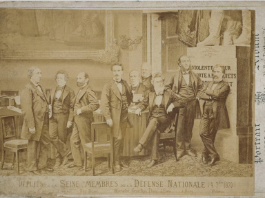 Députés de la Seine. Membres de la défense nationale. 4 septembre 1870