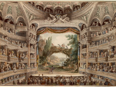 Intérieur de la Comédie-Française en 1790