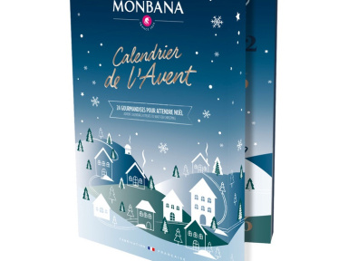 Le calendrier de l'Avent 2021 de la chocolaterie Monbana