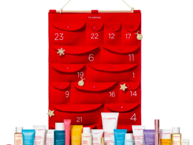 Le calendrier de l'Avent 2021 de Clarins 