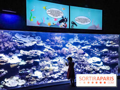 Loup préserve les océans à l'Aquarium de Paris, les photos