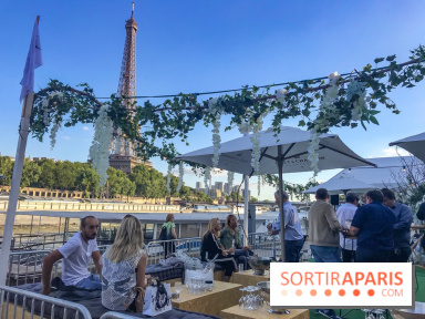 La Guinguette Sohso face à la Tour Eiffel