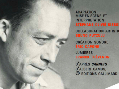 Les Carnets d'Albert Camus au Théâtre du Lucernaire