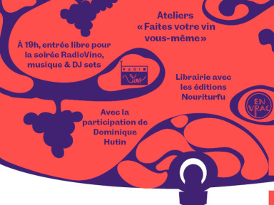 1er salon des vins bios au Point Éphémère