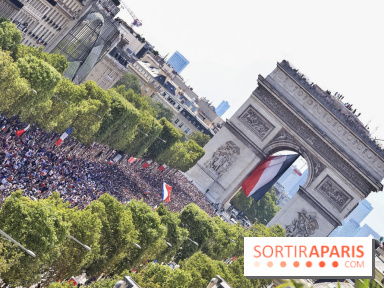 Défilé de l'Equipe de France sur les Champs-Elysées, les photos
