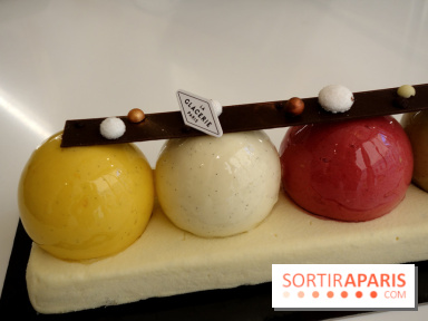 Bûche de Noël 2018 par David Wesmaël pour La Glacerie de Paris