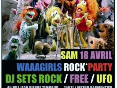 Soirée, Paris, Clubbing, Blog, UFO, Waaagirls rock party