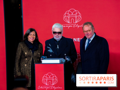 Les Illuminations de Noël des Champs-Elysées 2018 avec Karl Lagerfeld