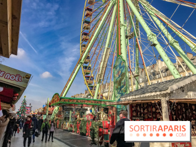 Le Marché de Noël des Tuileries à Paris, grande roue