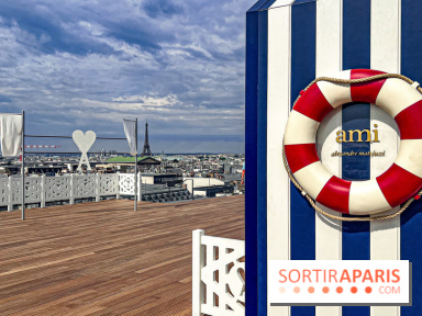 AMI Paris aux Galeries Lafayette Haussmann : pop ups, glacier et crêperie AMI par Julien Sebbag