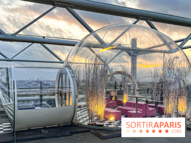 Bulle de rêves : la terrasse d'hiver du restaurant George au sommet du Centre Pompidou