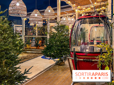 Polpo Nord : terrasse d'hiver gourmande avec télécabines et piste de curling en bord de Seine