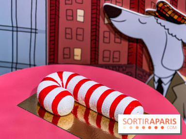 Candy Cake, la Bûche de Noël 2025 du Printemps Haussmann par Bryan Esposito, clin d'œil à New-York