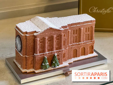 La Bûche de Noël 2025 de l'Hôtel de Crillon par Matthieu Carlin : le palace ... à croquer !