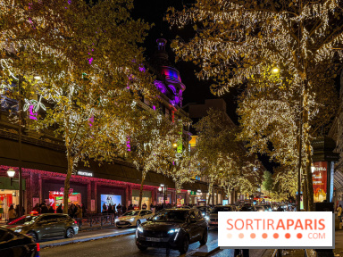 Les illuminations de Noël 2025 du Boulevard Haussmann - date de lancement
