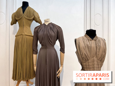 La sublime exposition avant la vente aux enchères évènement des pièces Haute Couture Madame Grès