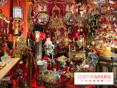 La Maison du Roy, la boutique - royaume des décorations de Noël sur les Grands Boulevards, à Paris