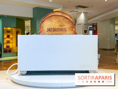 Jacquemus x Galeries Lafayette Haussmann : pop up, installations géantes, café et marché aux fleurs