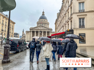 visuel Paris visuel  - pluie - parapluie