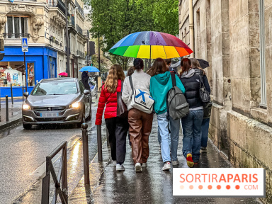 visuel Paris visuel  - pluie - parapluie