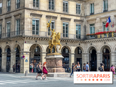 visuel Paris visuel  - Rue de Rivoli - statue Jeanne d'Arc - Place des Pyramides