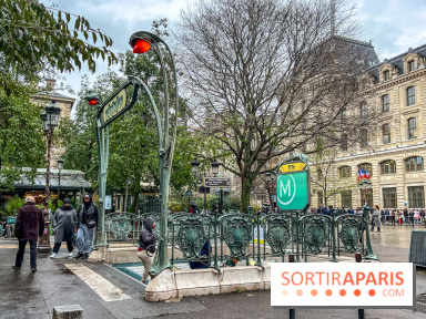 visuel Paris visuel  - métro - guimard - grève - transport