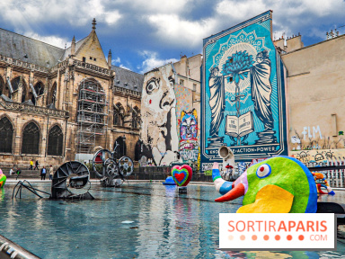 Visuel Paris - fontaine Stravinsky - Beaubourg