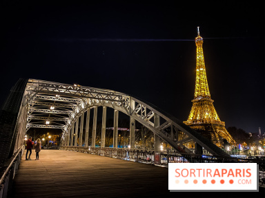 Visuel Paris Tour Eiffel pont nuit
