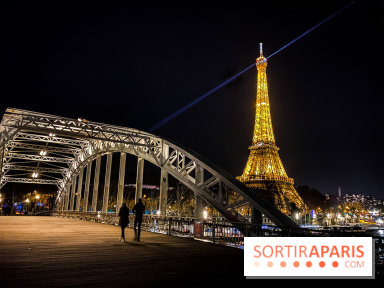 Visuel Paris Tour Eiffel pont nuit