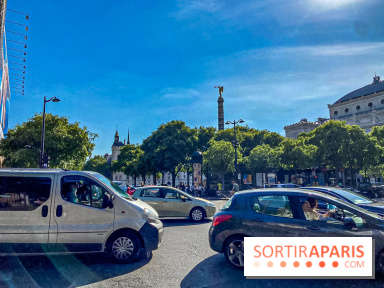 Visuel Paris voitures voitures circulation