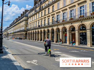 Visuel Paris rue de rivoli vélo