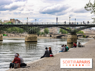 Visuel Paris quai de Seine, pont des arts